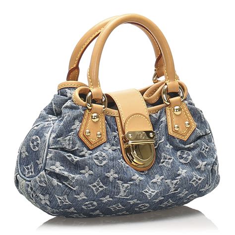 louis vuitton vintage jeans bag|louis vuitton pleaty denim bag.